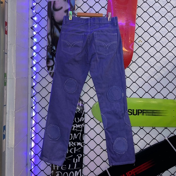 Purple Skull Designer Jeans - Picture 6 of 7